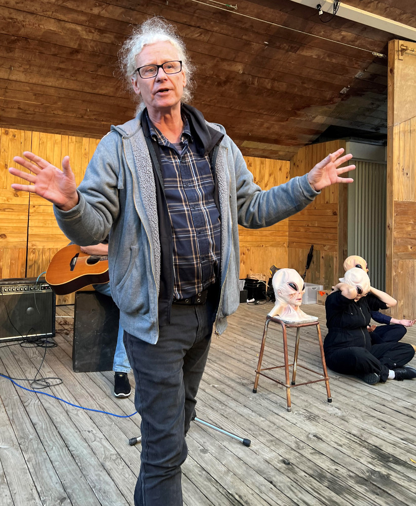 Director David Blyth at the Pumphouse